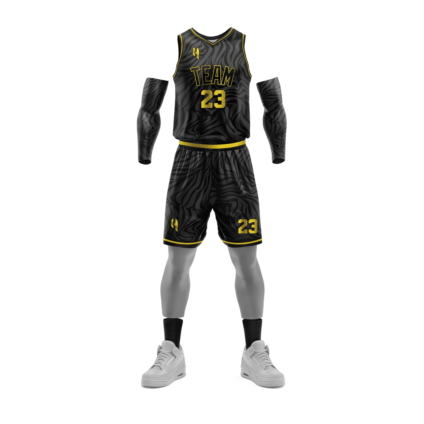 Custom Basketball Jersey and Shorts Set with Personalized Player Name, Number, and Team Name | HX235BS | Customize This!