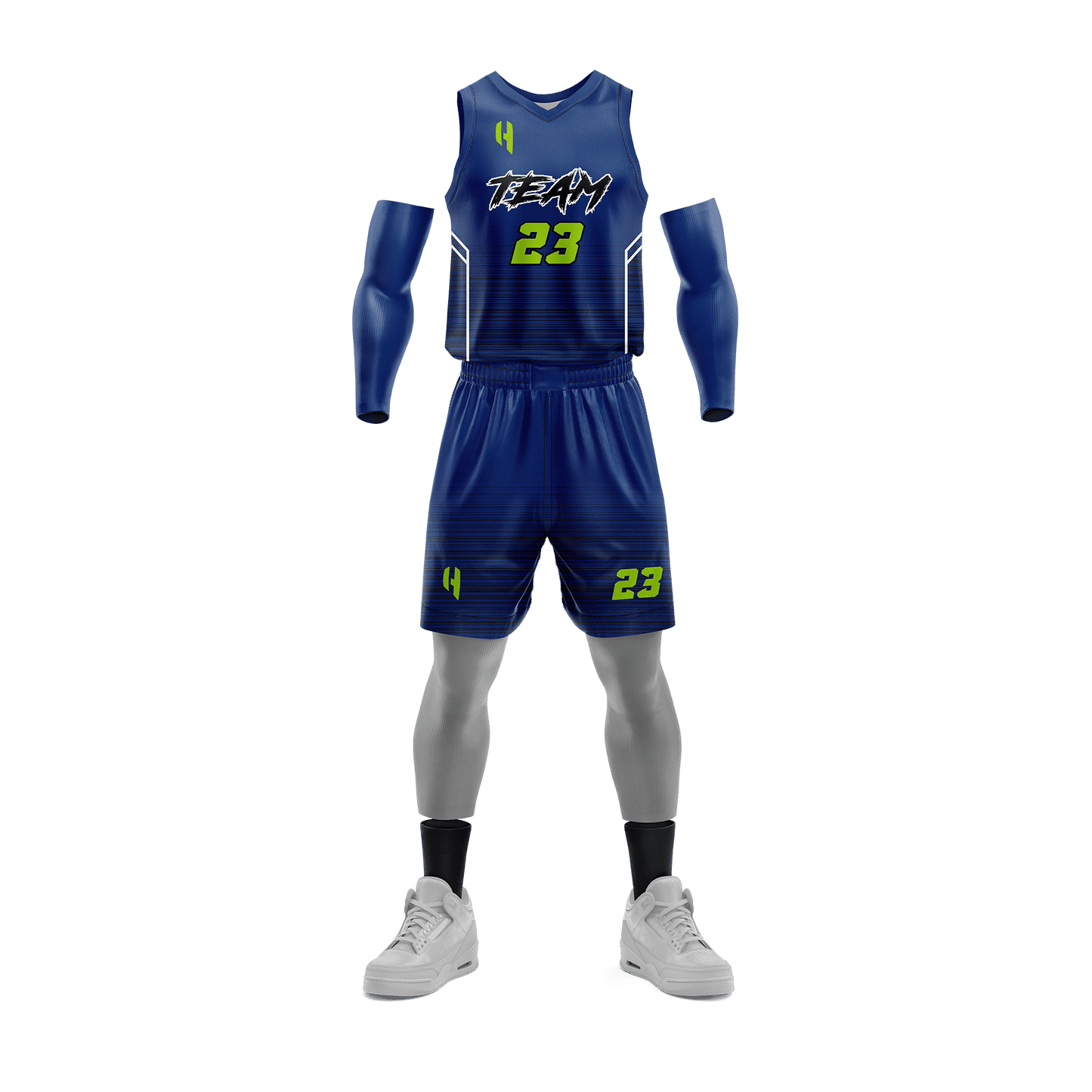 Custom KIDS Basketball Jersey and Shorts Set with Personalized Player Name, Number, and Team Name | HX237BS | Customize This!