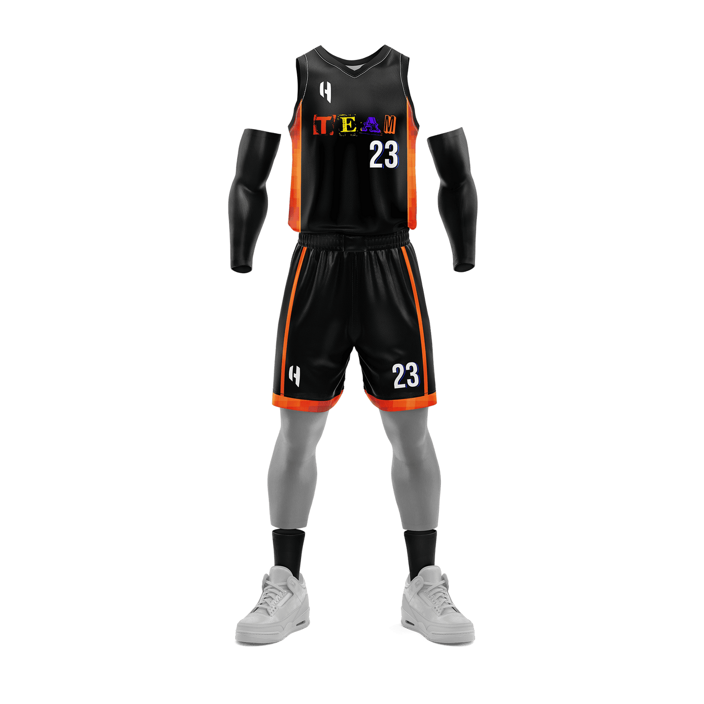 Custom Basketball Jersey and Shorts Set with Personalized Player Name, Number, and Team Name | HX238BS | Customize This!