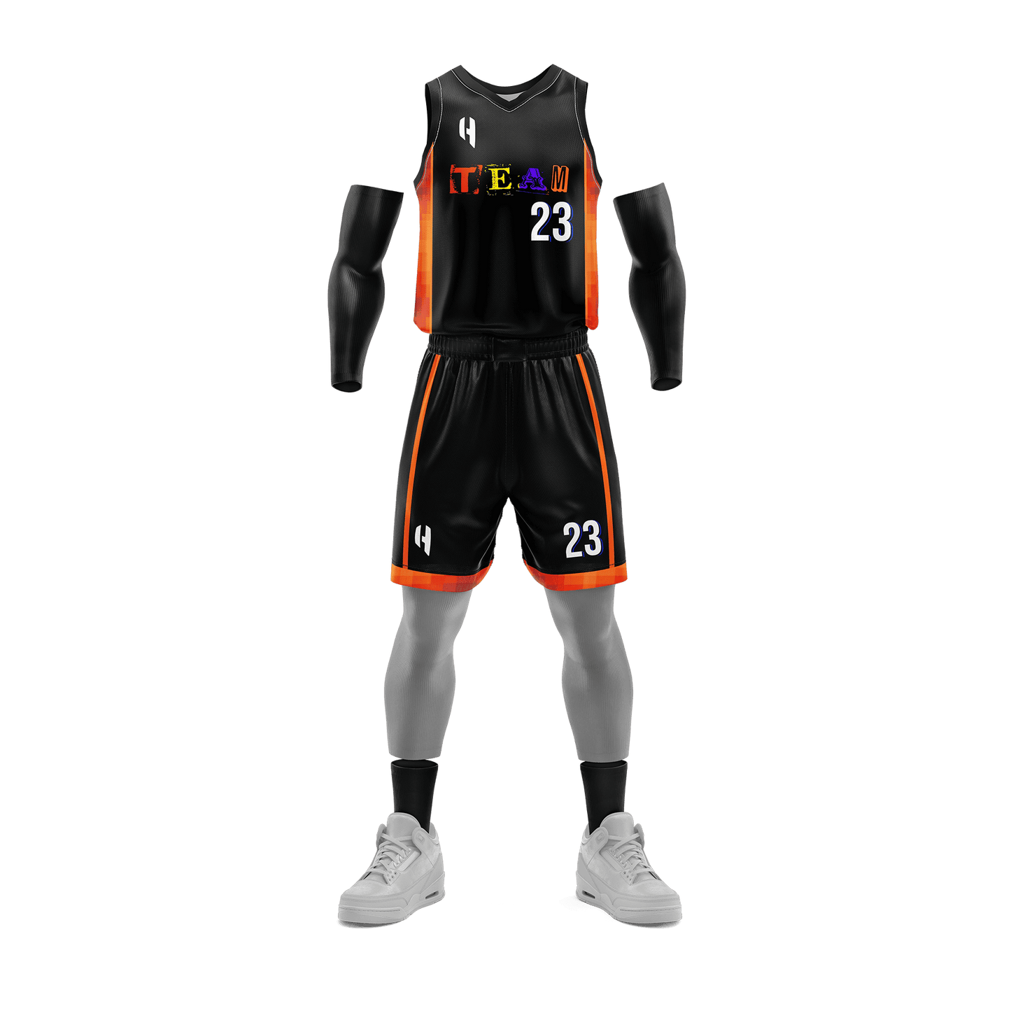 Custom KIDS Basketball Jersey and Shorts Set with Personalized Player Name, Number, and Team Name | HX238BS | Customize This!