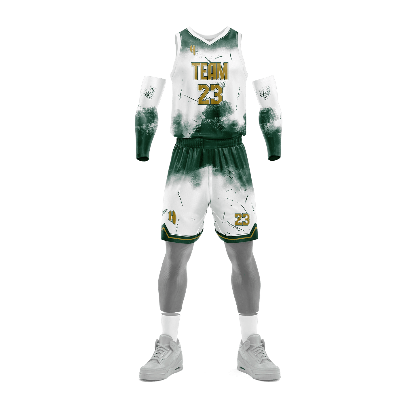 Custom KIDS Basketball Jersey and Shorts Set with Personalized Player Name, Number, and Team Name | HX239BS | Customize This!