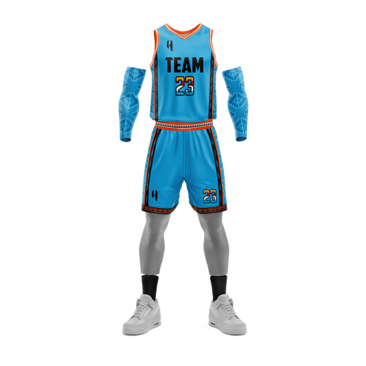 Custom Basketball Jersey and Shorts Set with Personalized Player Name, Number, and Team Name | HX240BS | Customize This!