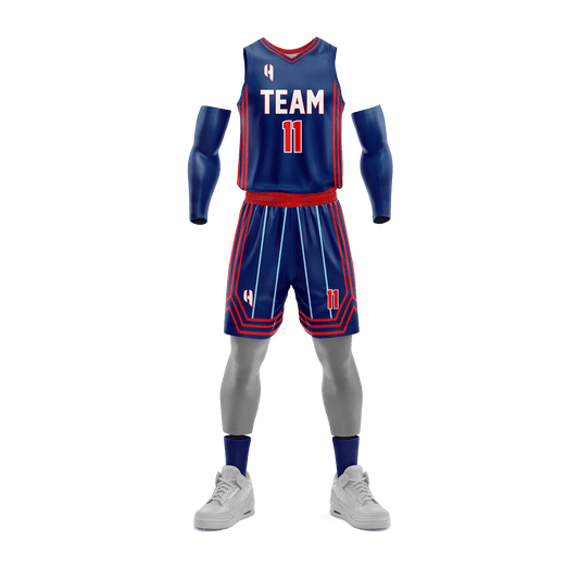 Custom Basketball Jersey and Shorts Set with Personalized Player Name, Number, and Team Name | HX242BS | Customize This!