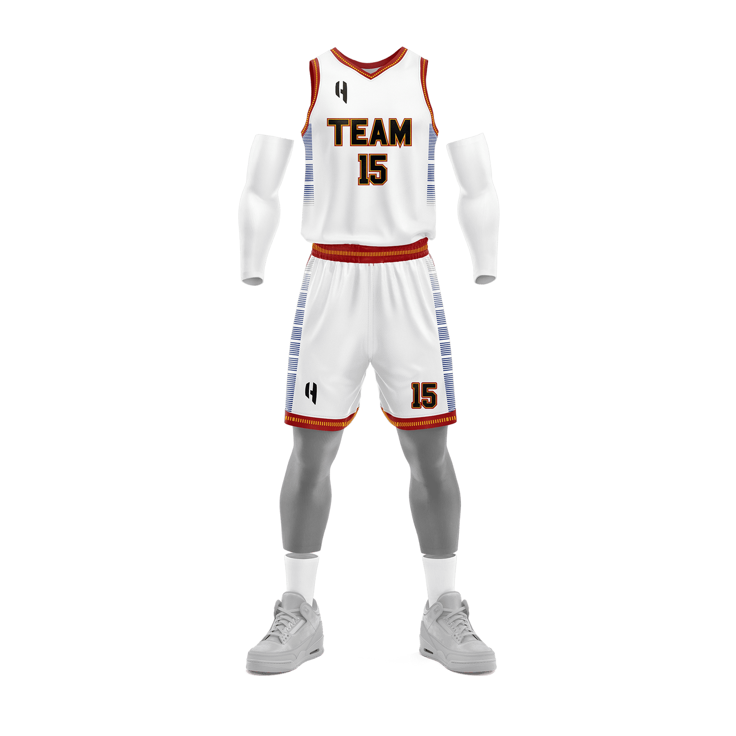 Custom Basketball Jersey and Shorts Set with Personalized Player Name, Number, and Team Name | HX243BS | Customize This!