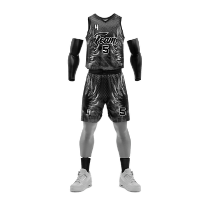 Custom Basketball Jersey and Shorts Set with Personalized Player Name, Number, and Team Name | HX247BS | Customize This!