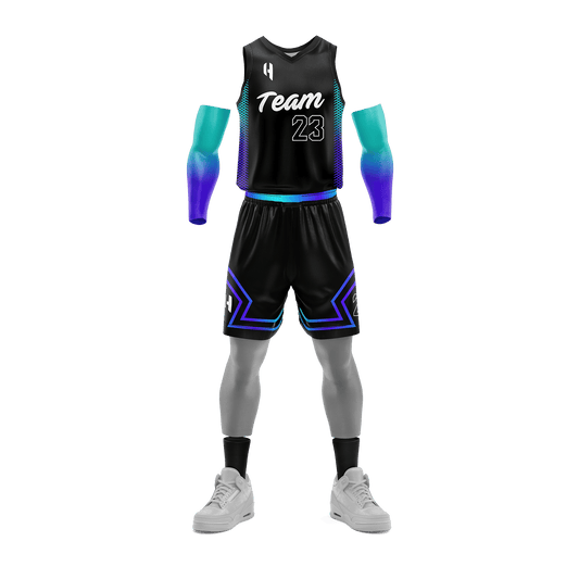 Custom Basketball Jersey and Shorts Set with Personalized Player Name, Number, and Team Name | HX248BS | Customize This!