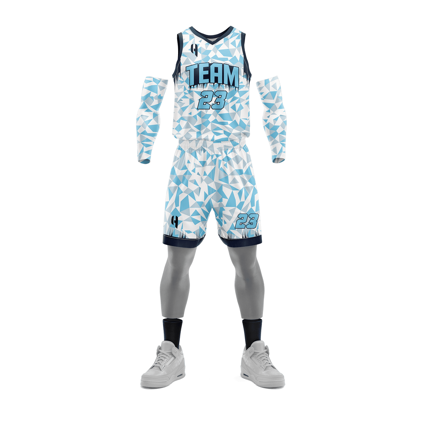 Custom KIDS Basketball Jersey and Shorts Set with Personalized Player Name, Number, and Team Name | HX250BS | Customize This!