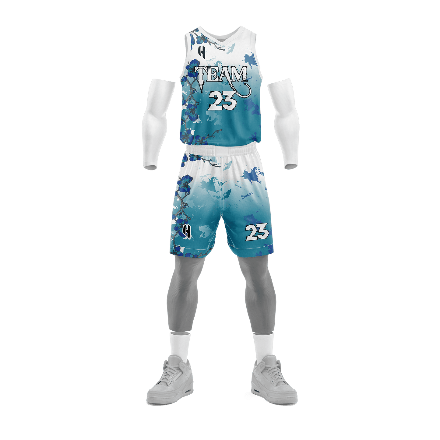 Custom Basketball Jersey and Shorts Set with Personalized Player Name, Number, and Team Name | HX258BS | Customize This!