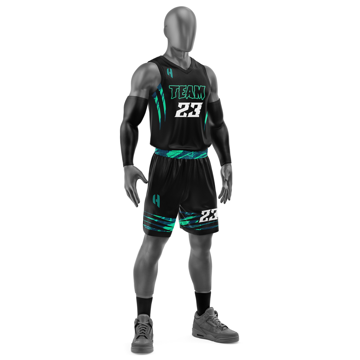 Custom Basketball Jersey and Shorts Set with Personalized Player Name, Number, and Team Name | HX269BS | Customize This!