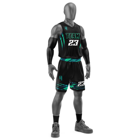 Custom Basketball Jersey and Shorts Set with Personalized Player Name, Number, and Team Name | HX269BS | Customize This!