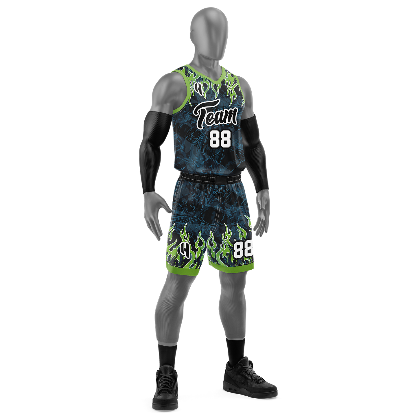 Custom Basketball Jersey and Shorts Set with Personalized Player Name, Number, and Team Name | HX277BS | Customize This!