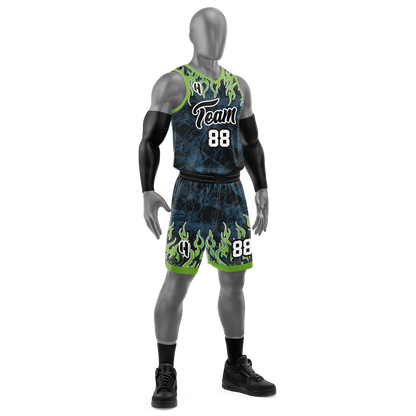 Custom Basketball Jersey and Shorts Set with Personalized Player Name, Number, and Team Name | HX277BS | Customize This!