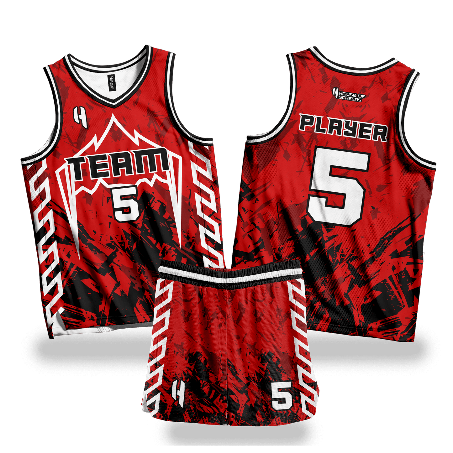 Custom Basketball Jersey and Shorts Set with Personalized Player Name, Number, and Team Name| HX292BS | Customize This!