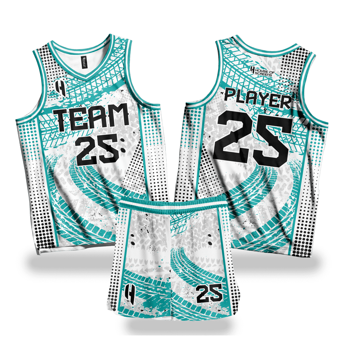 Custom Basketball Jersey and Shorts Set with Personalized Player Name, Number, and Team Name| HX294BS | Customize This!