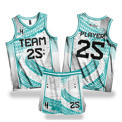 Custom Basketball Jersey and Shorts Set with Personalized Player Name, Number, and Team Name| HX294BS | Customize This!