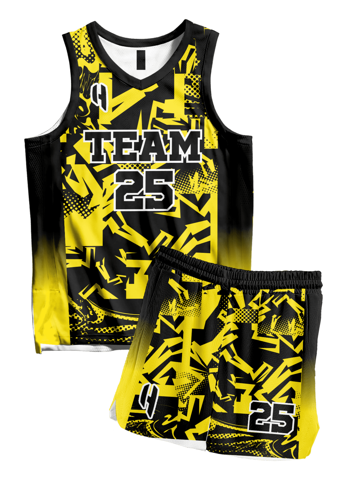 Custom Basketball Jersey and Shorts Set with Personalized Player Name, Number, and Team Name | HX295BS | Customize This!