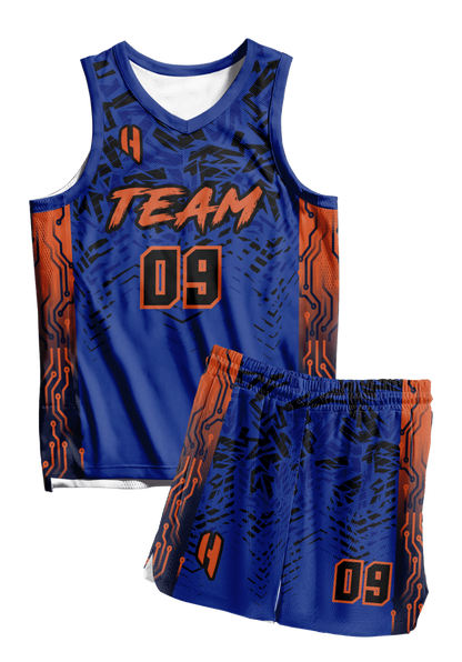 Custom Basketball Jersey and Shorts Set with Personalized Player Name, Number, and Team Name | HX301BS | Customize This!