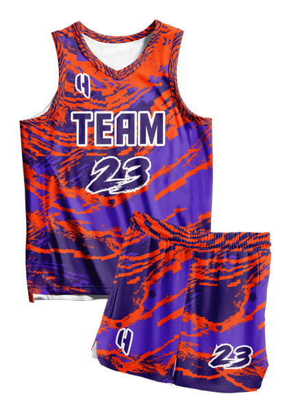 Custom Basketball Jersey and Shorts Set with Personalized Player Name, Number, and Team Name | HX304BS | Customize This!