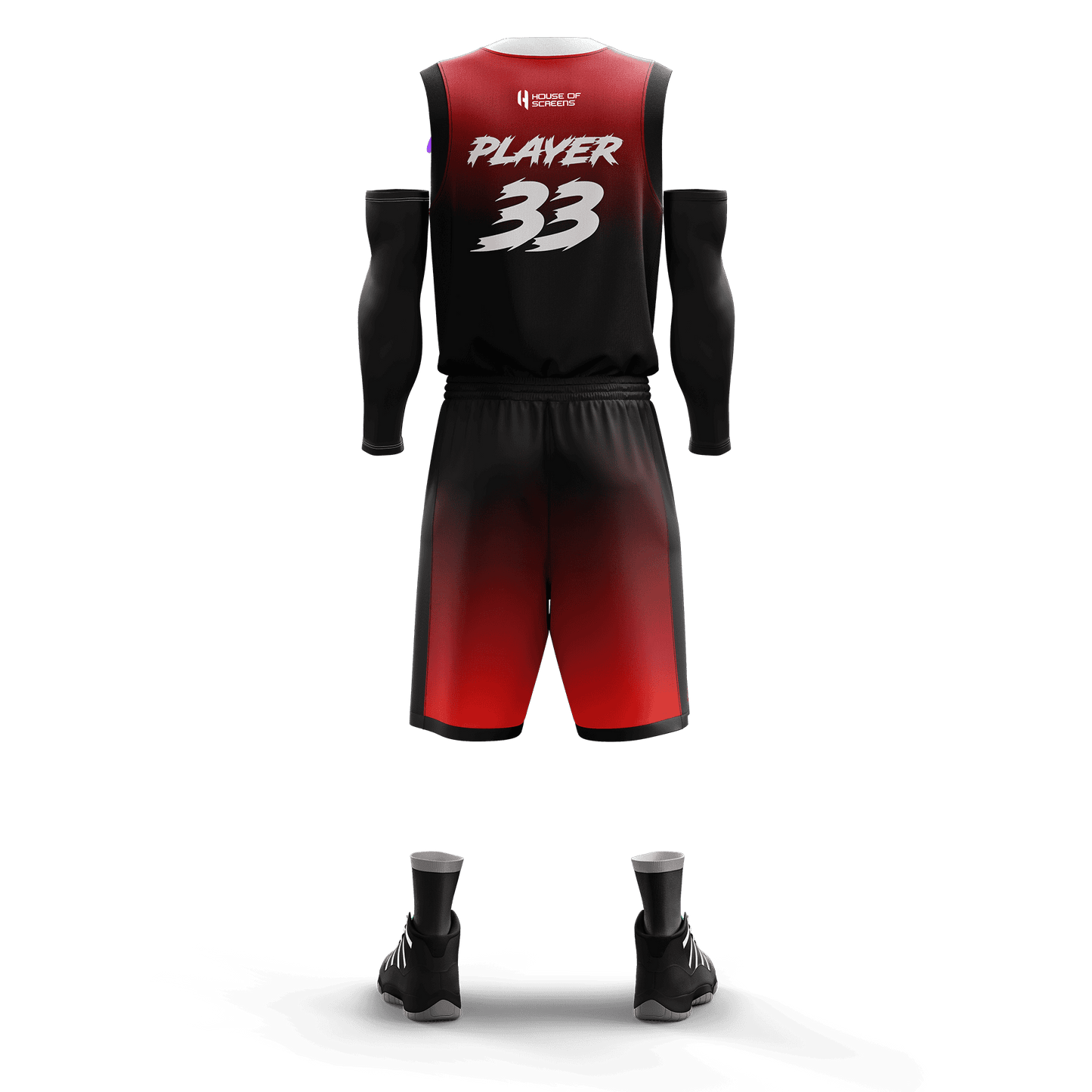 Custom Basketball Jersey and Shorts Set with Personalized Player Name, Number, and Team Name | HX31BS | Customize This!