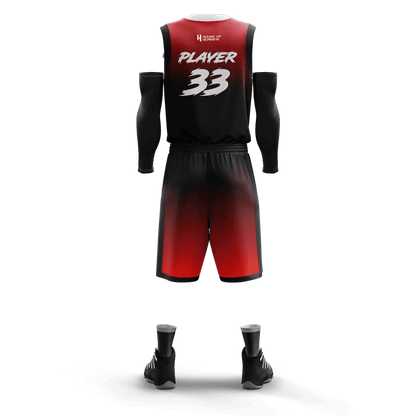 Custom Basketball Jersey and Shorts Set with Personalized Player Name, Number, and Team Name | HX31BS | Customize This!