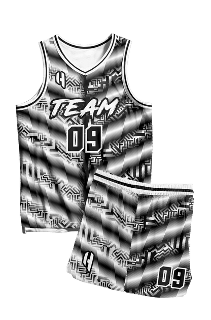 Custom Basketball Jersey and Shorts Set with Personalized Player Name, Number, and Team Name | HX336BS | Customize This!