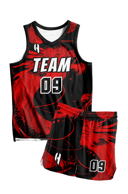 Custom Basketball Jersey and Shorts Set with Personalized Player Name, Number, and Team Name | HX337BS | Customize This!