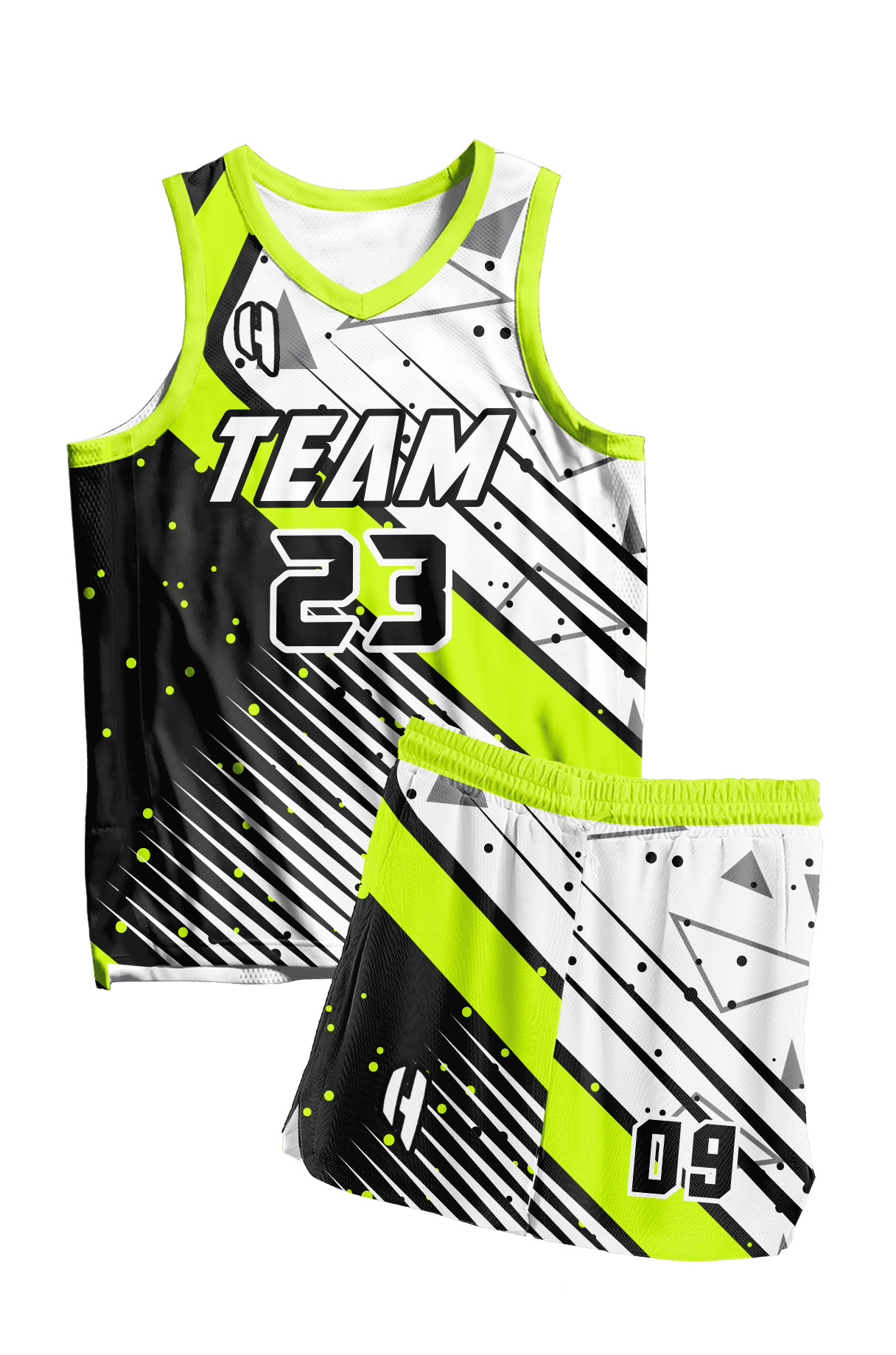 Custom Basketball Jersey and Shorts Set with Personalized Player Name, Number, and Team Name | HX339BS | Customize This!