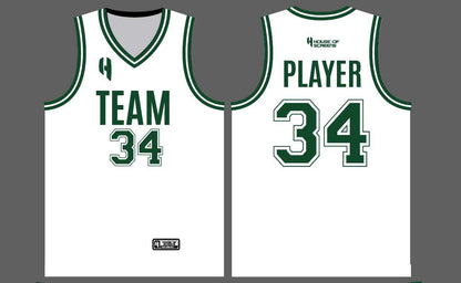 Custom Basketball Jersey and Shorts Set with Personalized Player Name, Number, and Team Name | HX350BS | Customize This!