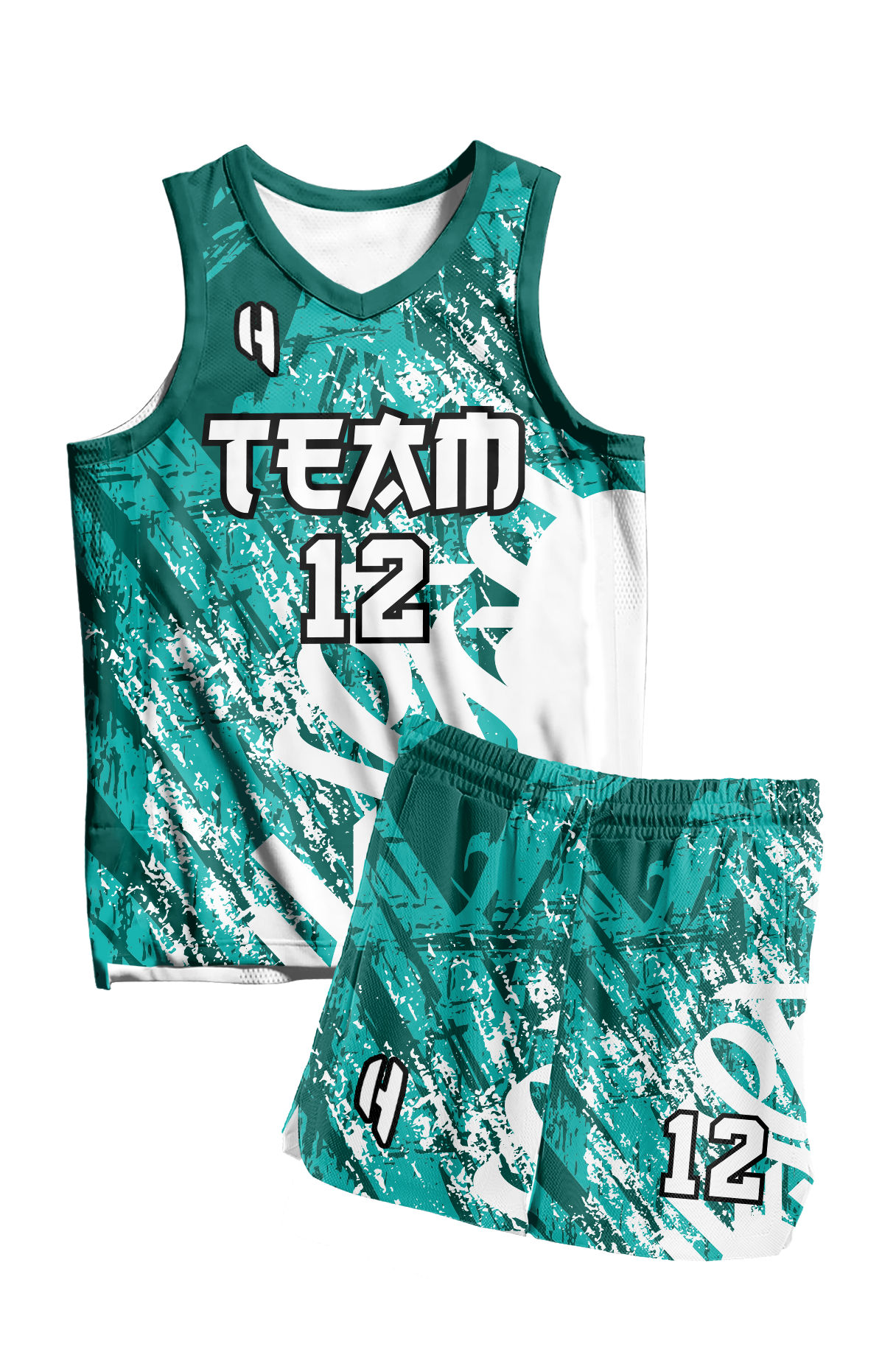 Custom Basketball Jersey and Shorts Set with Personalized Player Name, Number, and Team Name | HX379BS | Customize This!