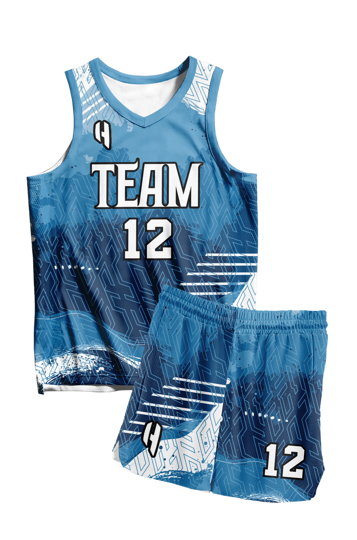 Custom Basketball Jersey and Shorts Set with Personalized Player Name, Number, and Team Name | HX381BS | Customize This!