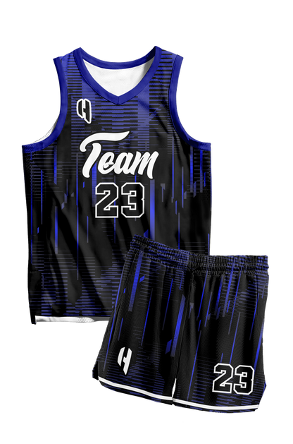 Custom Basketball Jersey and Shorts Set with Personalized Player Name, Number, and Team Name | HX385BS | Customize This!