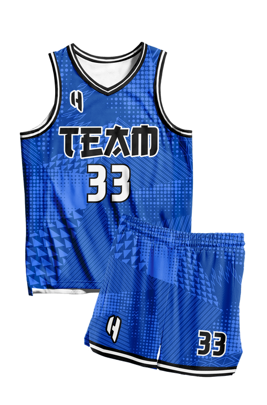 Custom KIDS Basketball Jersey and Shorts Set with Personalized Player Name, Number, and Team Name | HX388BS | Customize This!