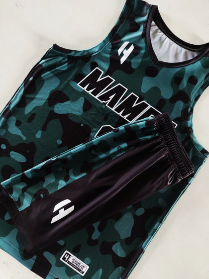 Custom Basketball Jersey and Shorts Set with Personalized Player Name, Number, and Team Name | HX77BS | Customize This!