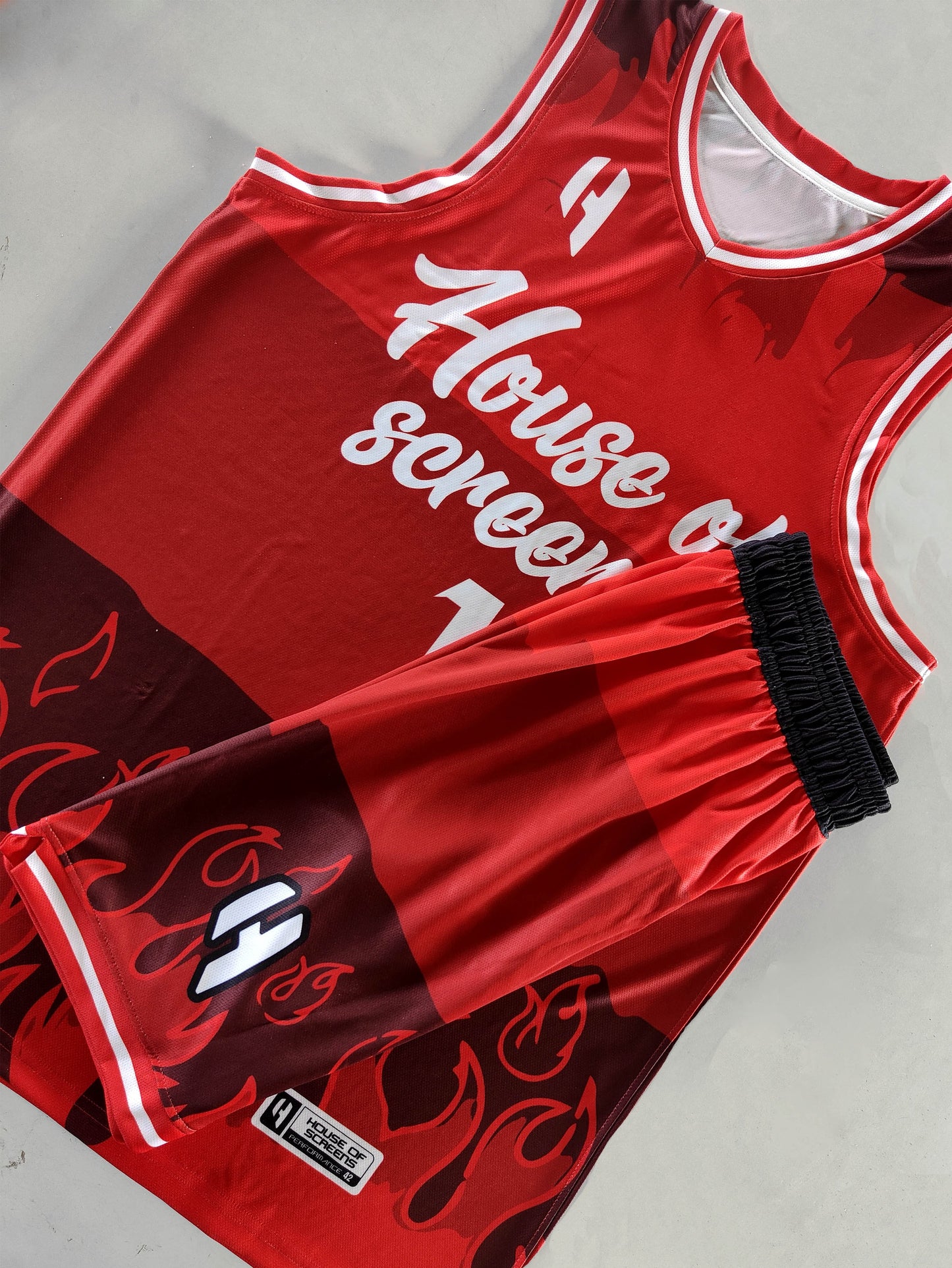 Custom Basketball Jersey and Shorts Set with Personalized Player Name, Number, and Team Name | HX124BS | Customize This!