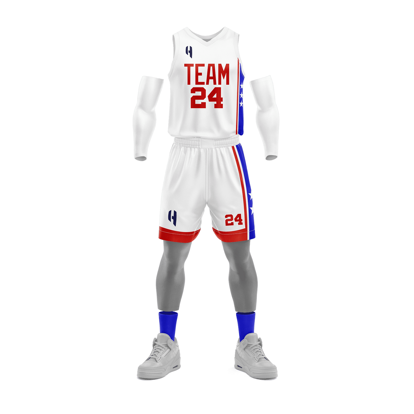 Custom KIDS Basketball Jersey and Shorts Set with Personalized Player Name, Number, and Team Name | HX185BS | Customize This!