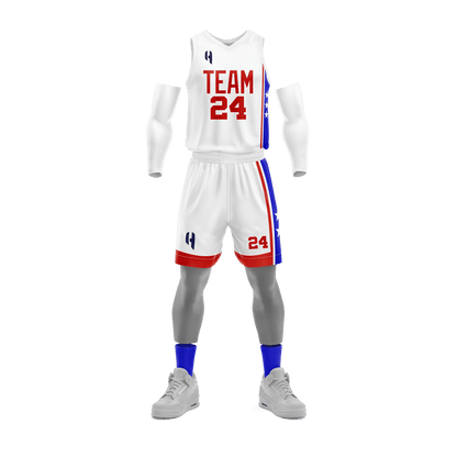 Custom KIDS Basketball Jersey and Shorts Set with Personalized Player Name, Number, and Team Name | HX185BS | Customize This!