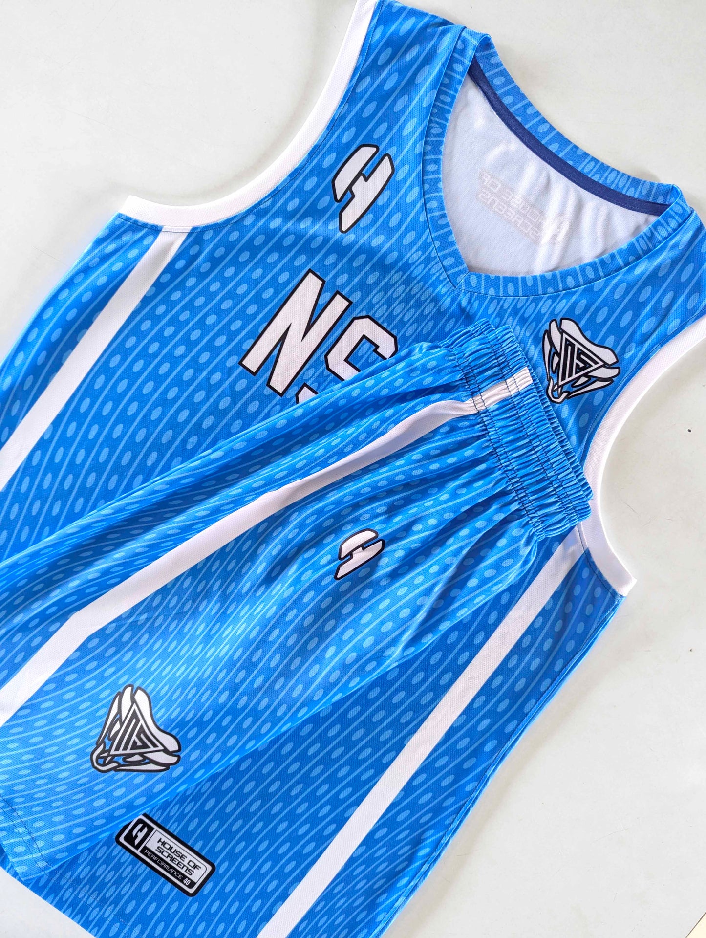 Custom KIDS Basketball Jersey and Shorts Set with Personalized Player Name, Number, and Team Name | HX325BS | Customize This!