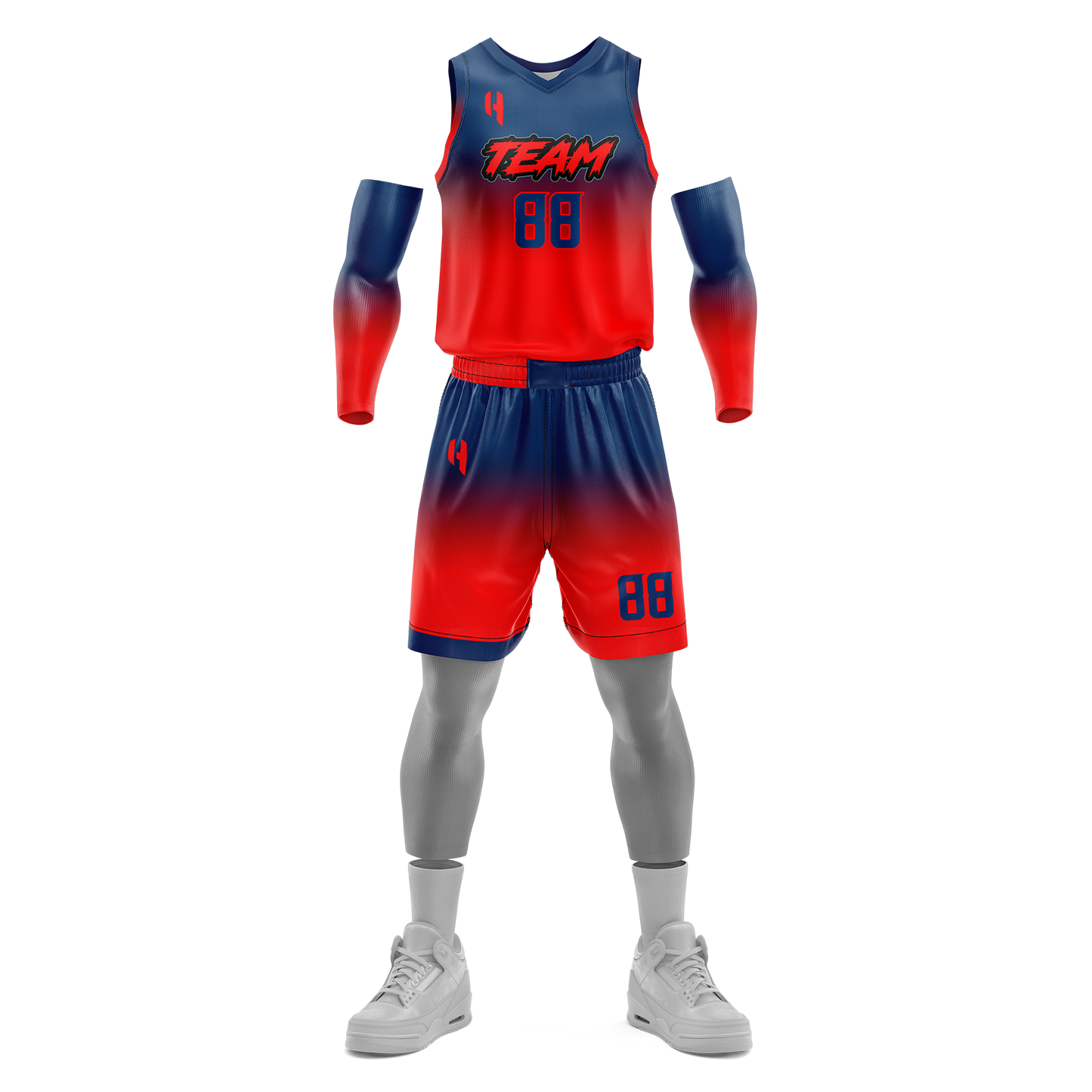 Custom Basketball Jersey and Shorts Set with Personalized Player Name, Number, and Team Name| HX100BS | Customize This!