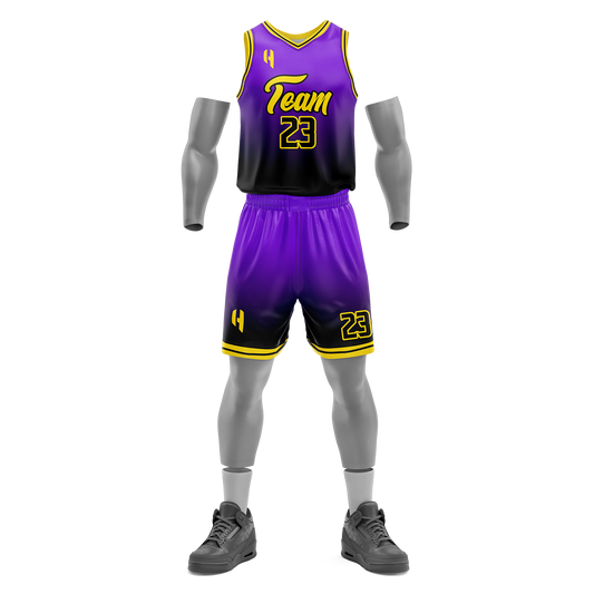 Custom Basketball Jersey and Shorts Set with Personalized Player Name, Number, and Team Name | HX102BS | Customize This!