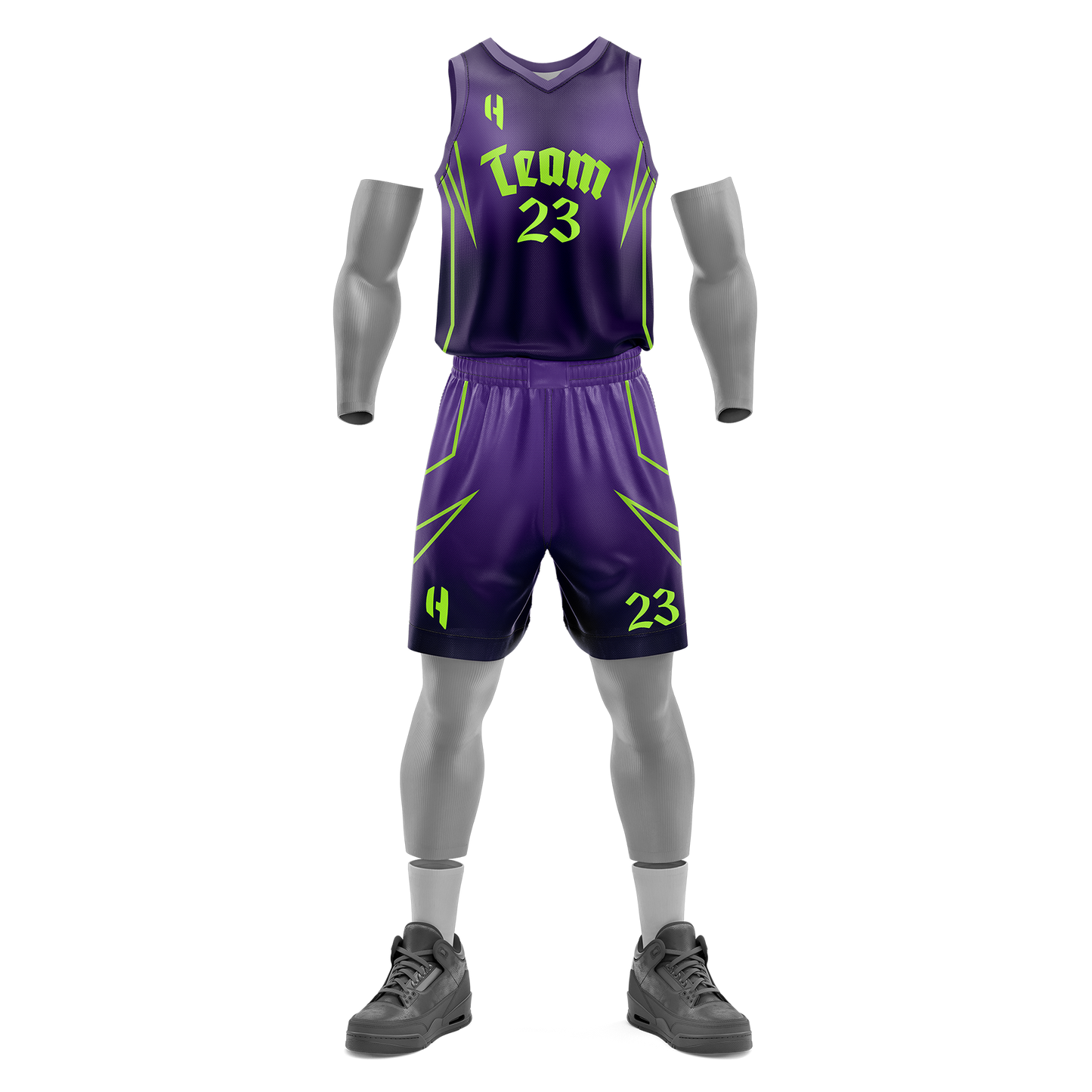 Custom Basketball Jersey and Shorts Set with Personalized Player Name, Number, and Team Name| HX103BS | Customize This!