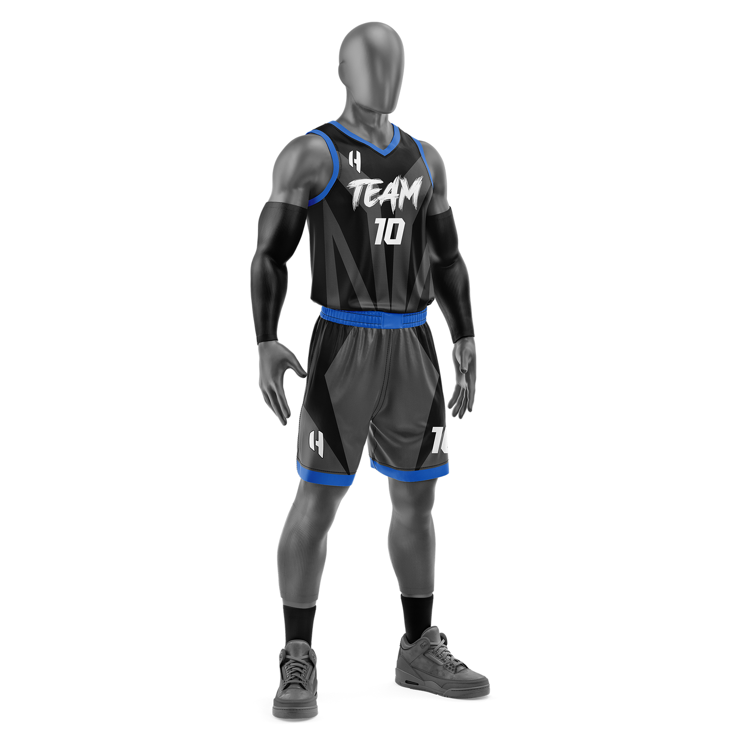 Custom Basketball Jersey and Shorts Set with Personalized Player Name, Number, and Team Name | HX108BS | Customize This!