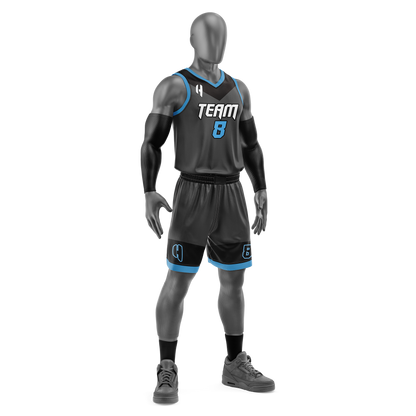 Custom Basketball Jersey and Shorts Set with Personalized Player Name, Number, and Team Name | HX110BS | Customize This!