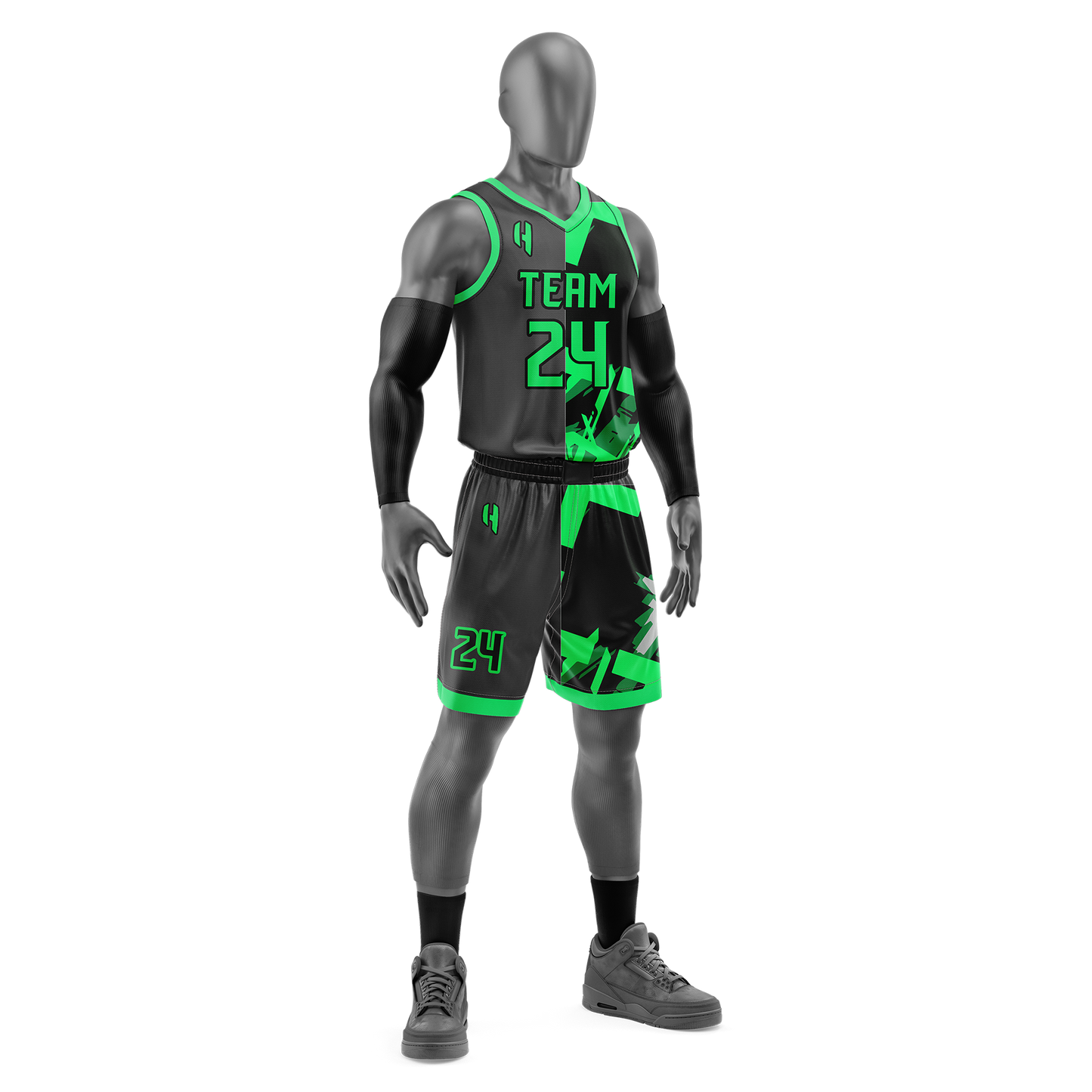 Custom Basketball Jersey and Shorts Set with Personalized Player Name, Number, and Team Name | HX111BS | Customize This!