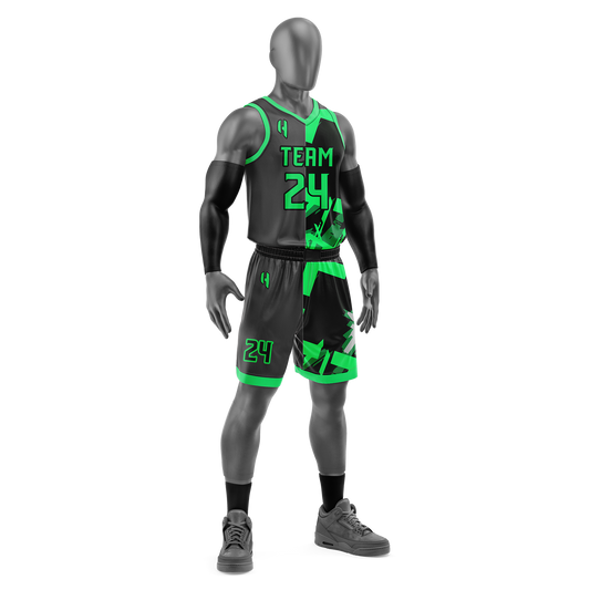 Custom Basketball Jersey and Shorts Set with Personalized Player Name, Number, and Team Name | HX111BS | Customize This!