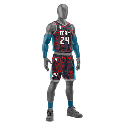 Custom Basketball Jersey and Shorts Set with Personalized Player Name, Number, and Team Name | HX113BS | Customize This!