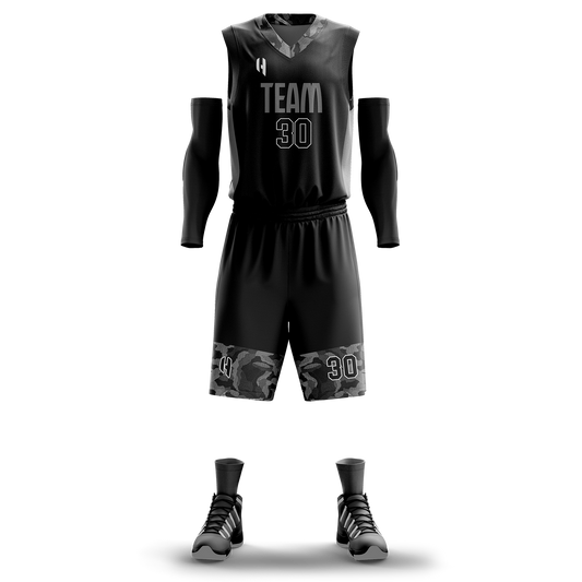 Custom Basketball Jersey and Shorts Set with Personalized Player Name, Number, and Team Name | HX114BS | Customize This!