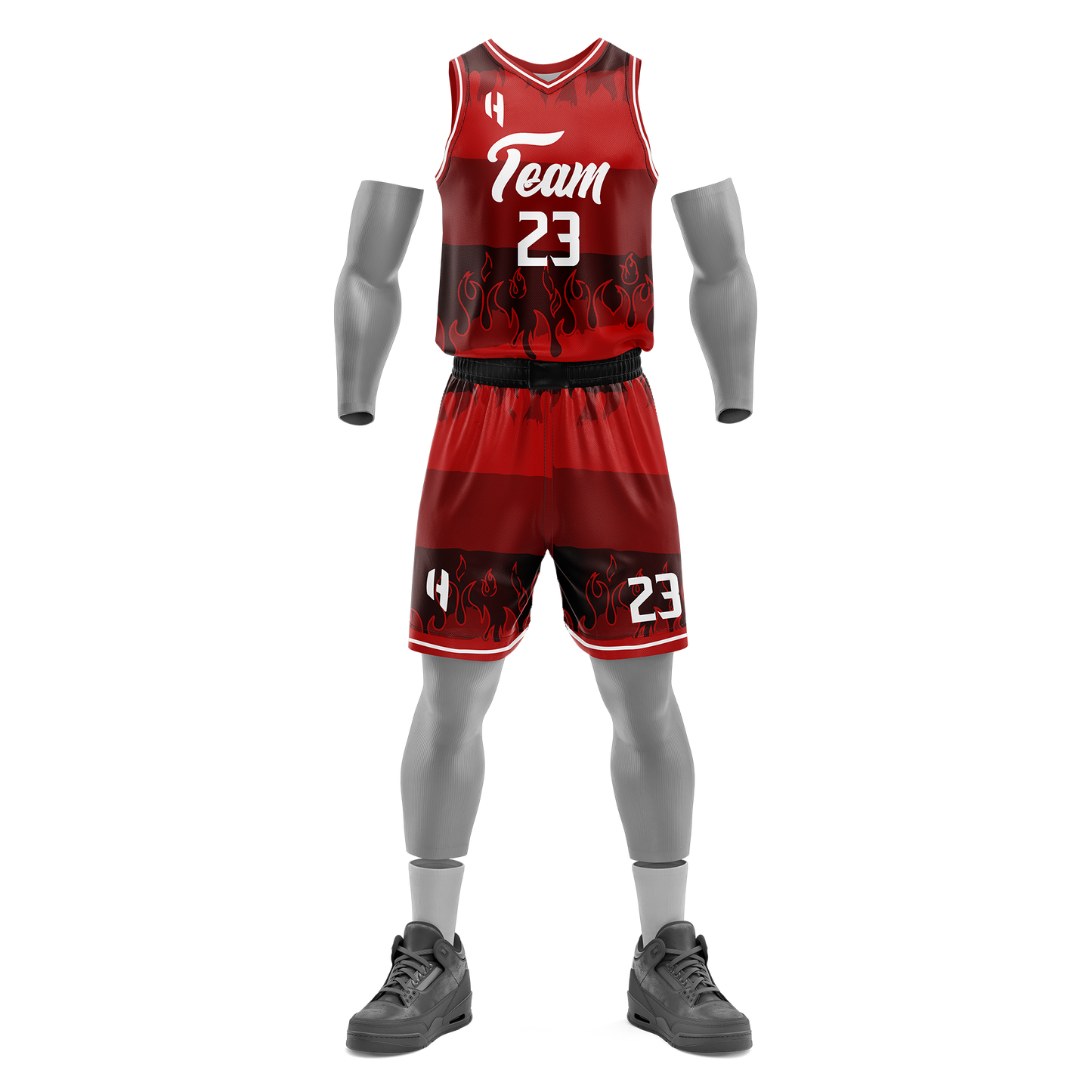 Custom Basketball Jersey and Shorts Set with Personalized Player Name, Number, and Team Name | HX124BS | Customize This!