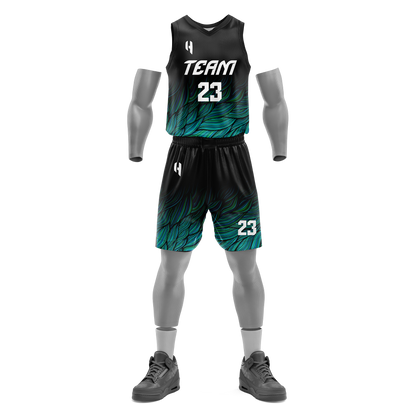 Custom Basketball Jersey and Shorts Set with Personalized Player Name, Number, and Team Name | HX127BS | Customize This!