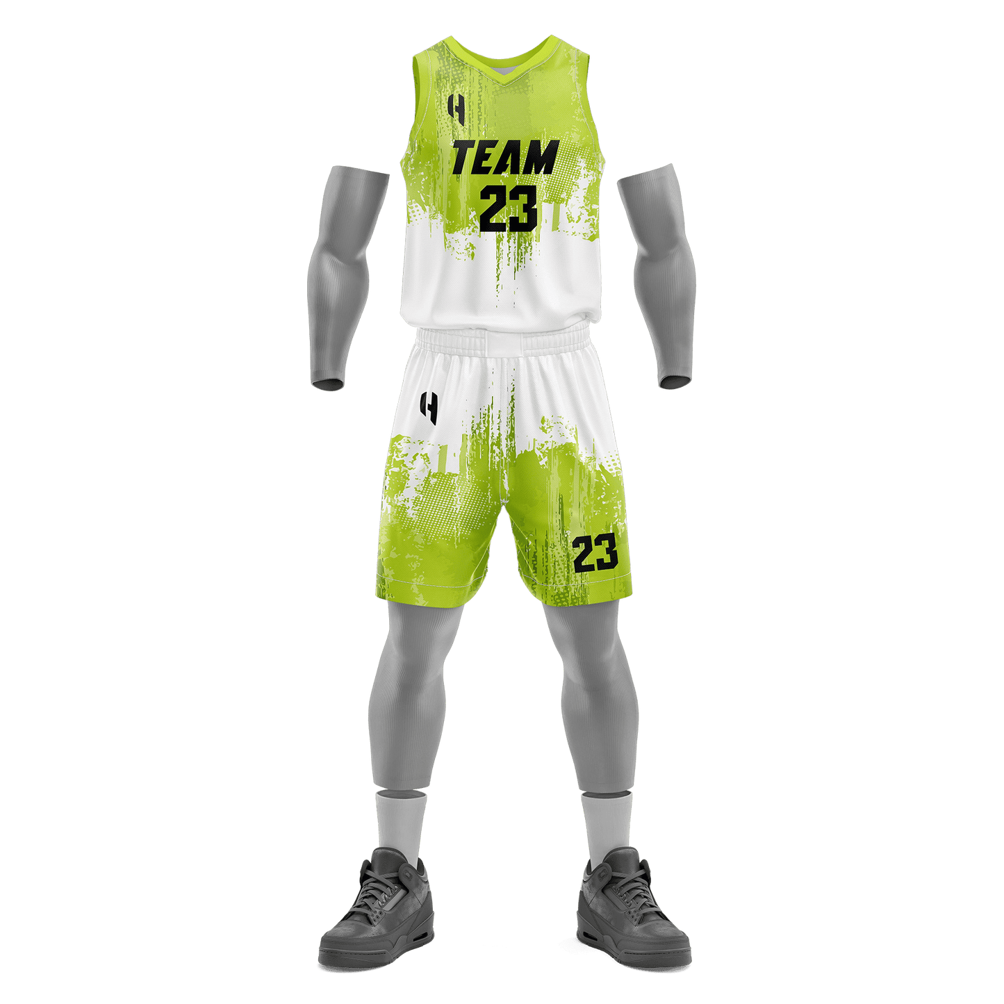 Custom Basketball Jersey and Shorts Set with Personalized Player Name, Number, and Team Name | HX134BS | Customize This!