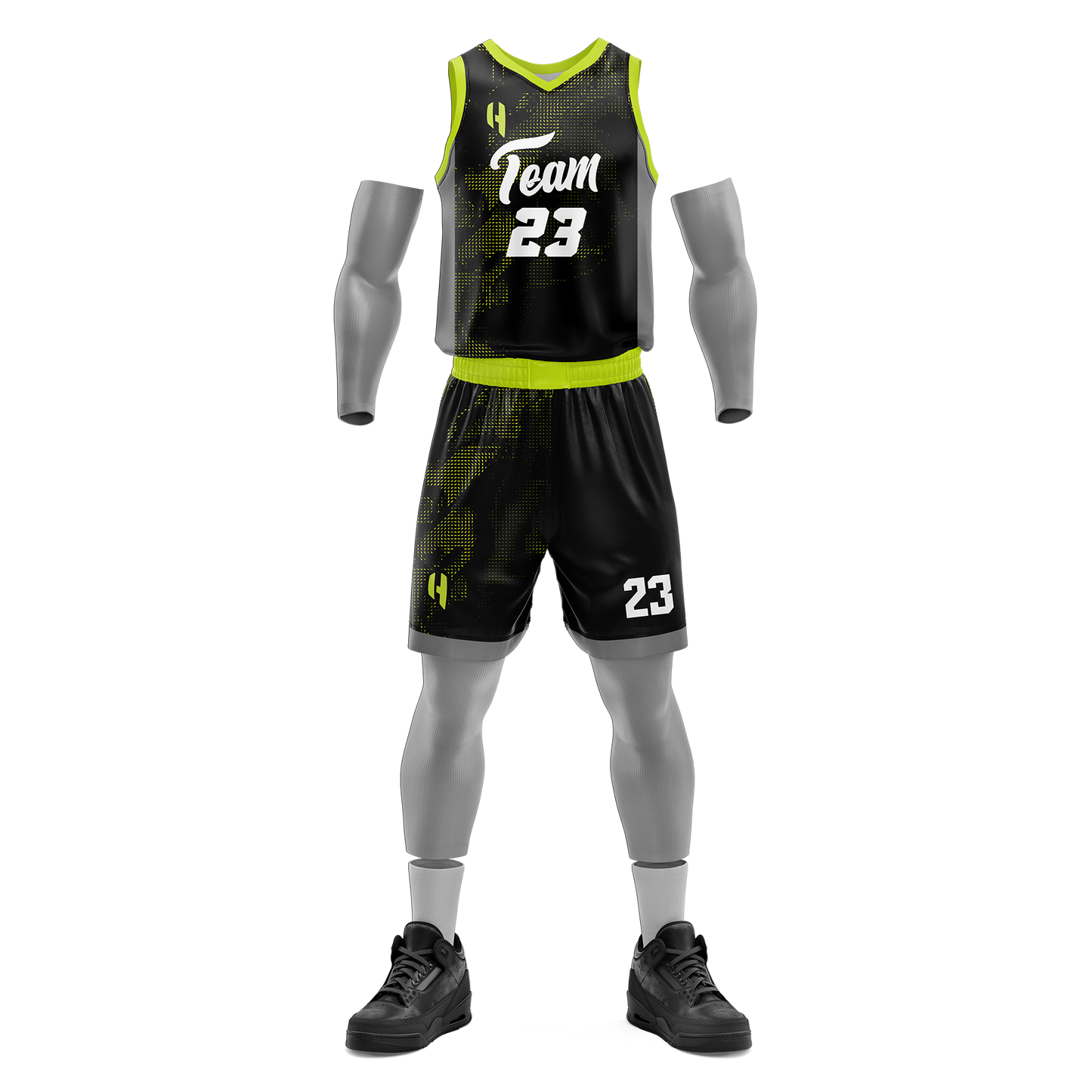 Custom Basketball Jersey and Shorts Set with Personalized Player Name, Number, and Team Name | HX136BS | Customize This!